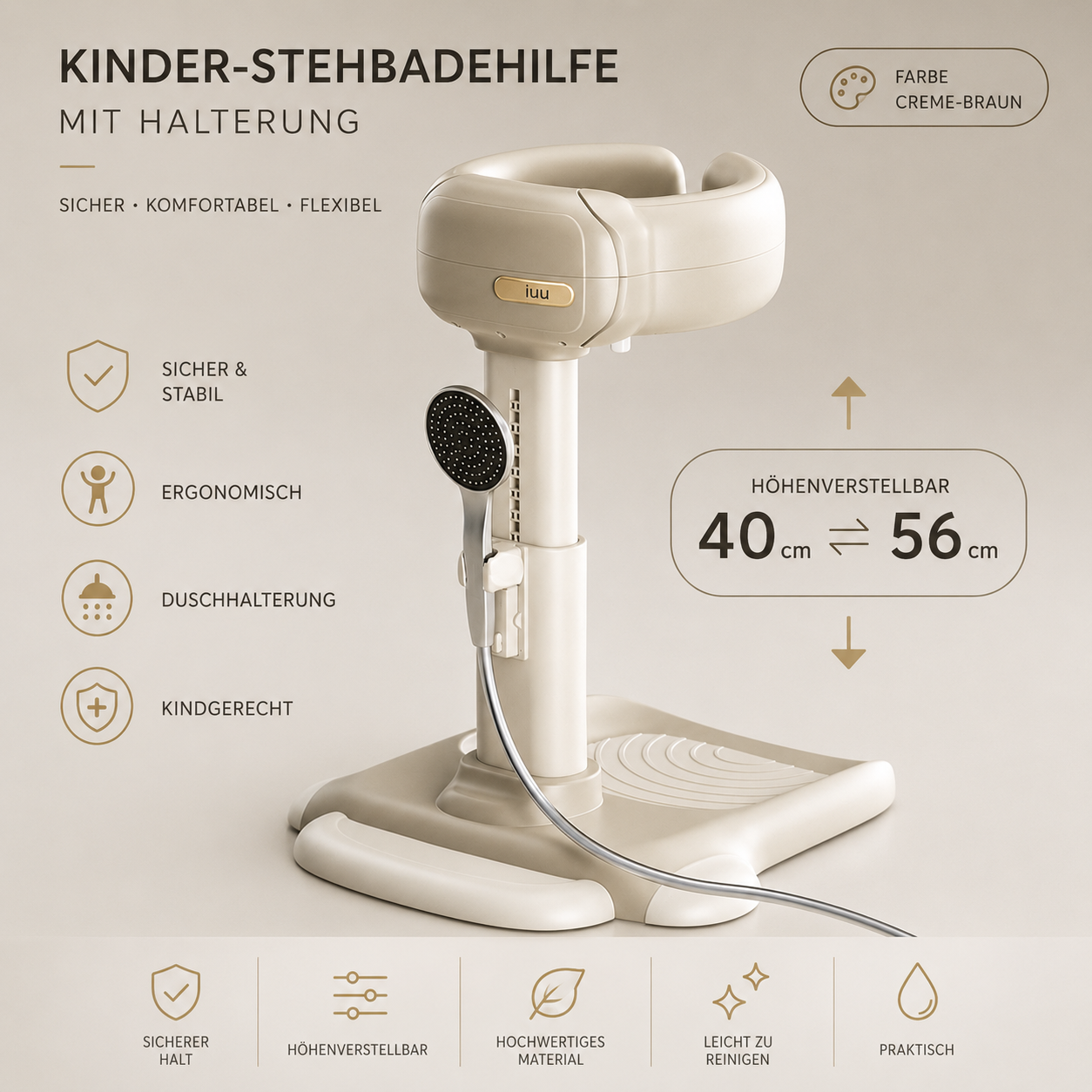 Kleinoo Steh-Duschhilfe