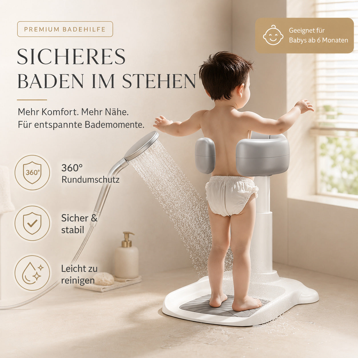 Kleinoo Steh-Duschhelfer